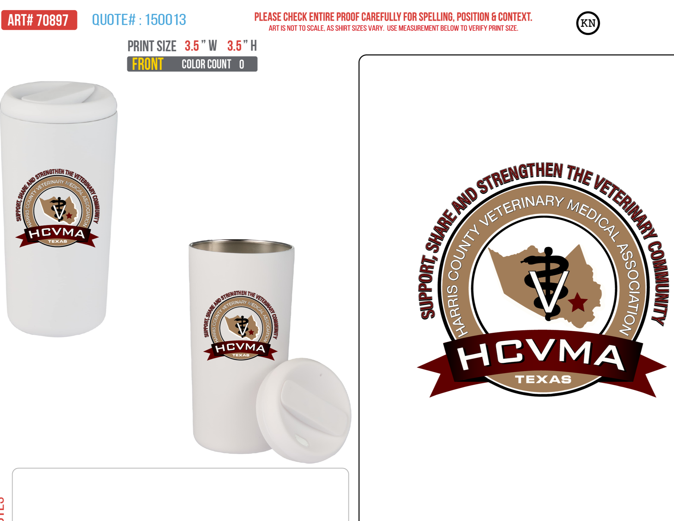 HCVMA Glass Tumbler