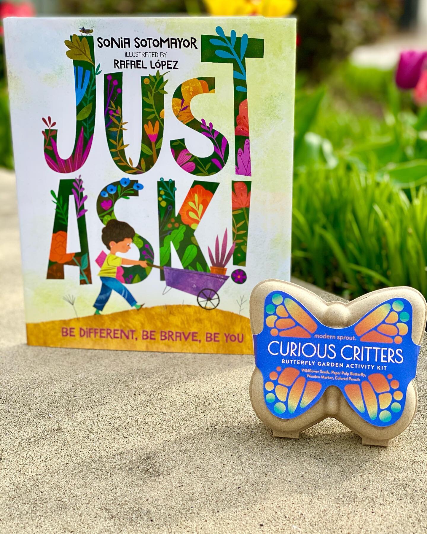 We hope you all are enjoying this beautiful spring day! As we gear up for garden season, we thought we might share one of our favorite kids books &amp; grow kits with you: &ldquo;Just Ask! Be Different, Be Brave, Be You&rdquo; ✏️ Justice Sonia Sotoma