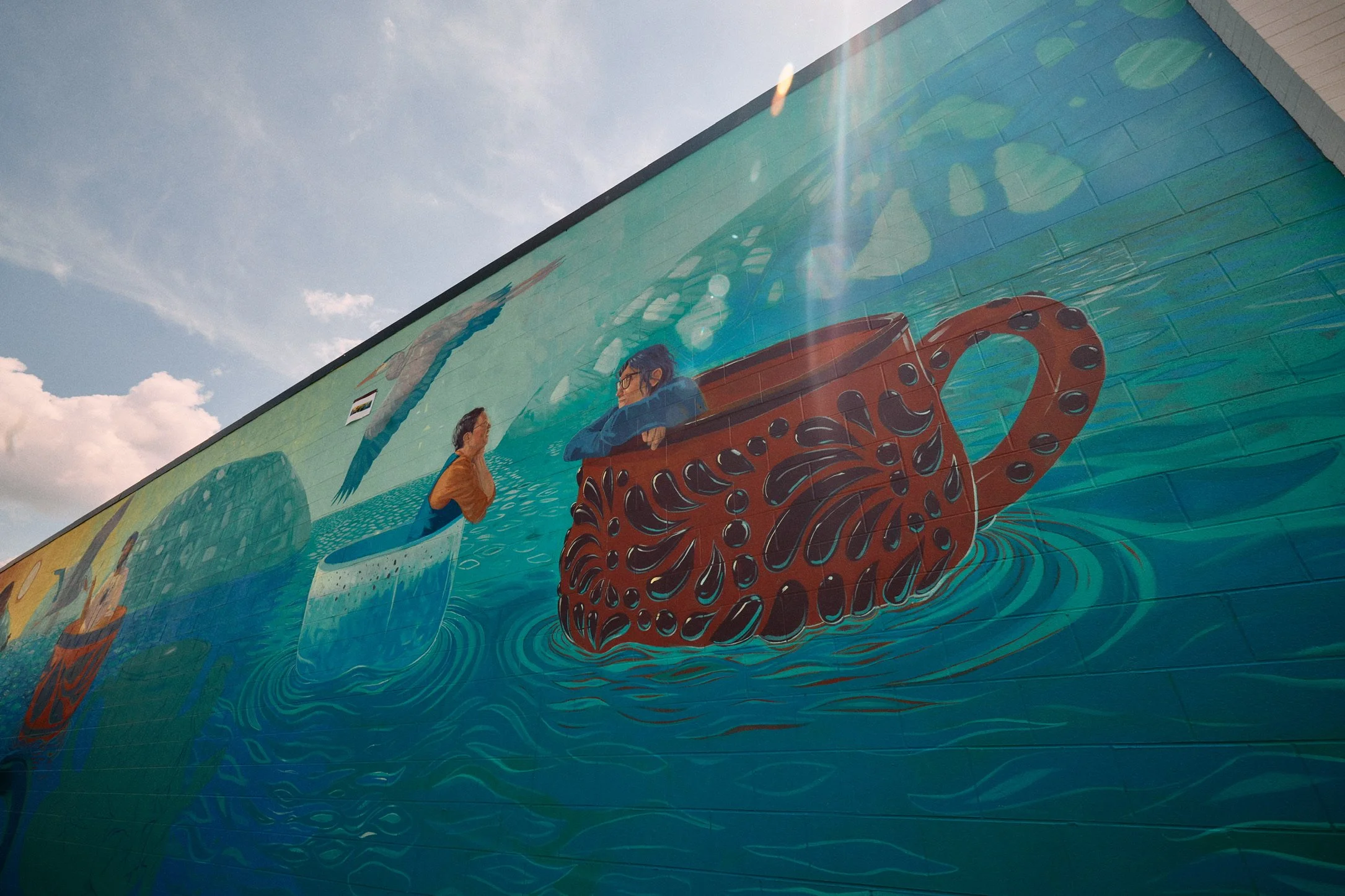 "And We Will Float 'Til Then"
Detail
2026
Bexley, Ohio
Bexley Mural Festival Featured Artist