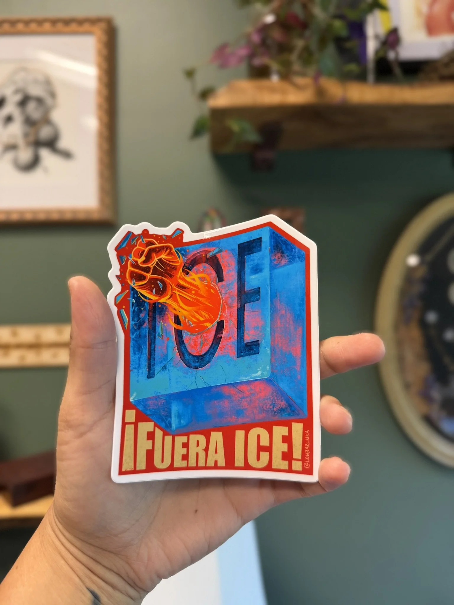 Fuera ICE Vinyl Sticker
