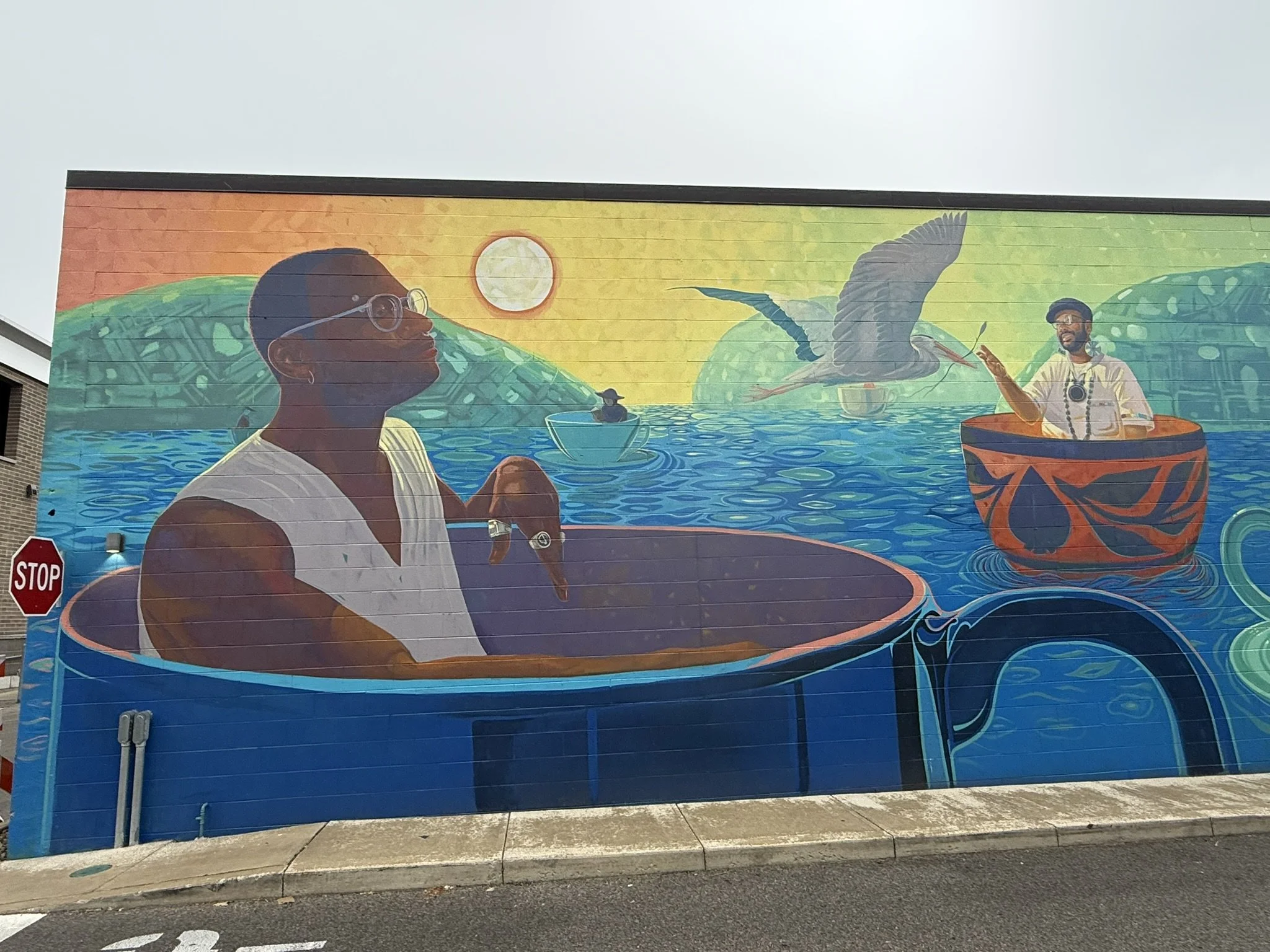 "And We Will Float 'Til Then"
Detail
2026
Bexley, Ohio
Bexley Mural Festival Featured Artist