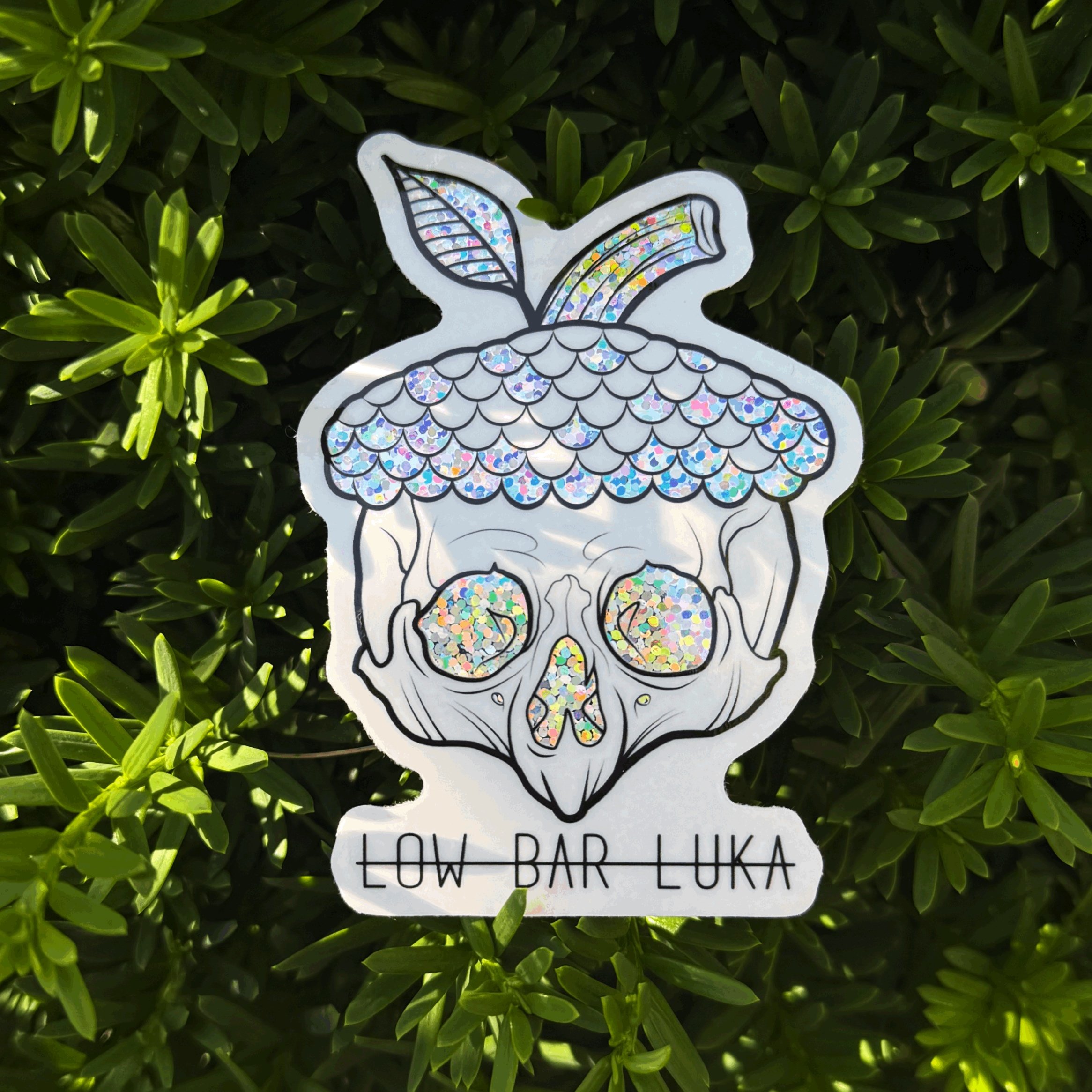 Low Bar Art Sticker: Holo Edition