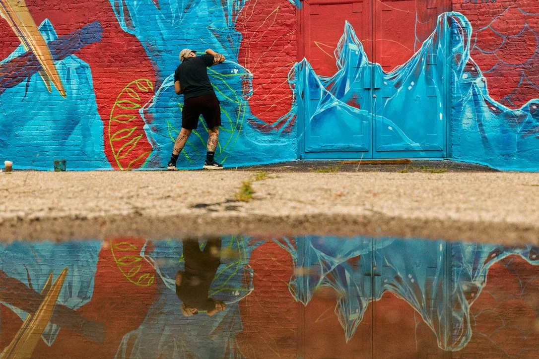 "The Torchbearers"
Detail
2026
Milo-Grogan Arts District
Columbus, Ohio
934 Fest Featured Mural