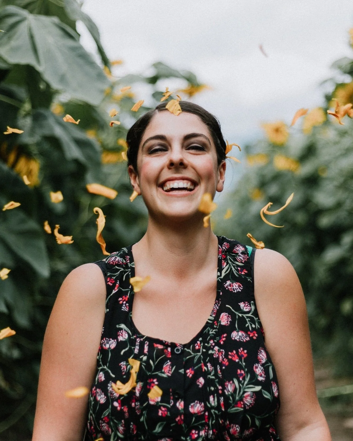 Woman smiling and posing for a photo