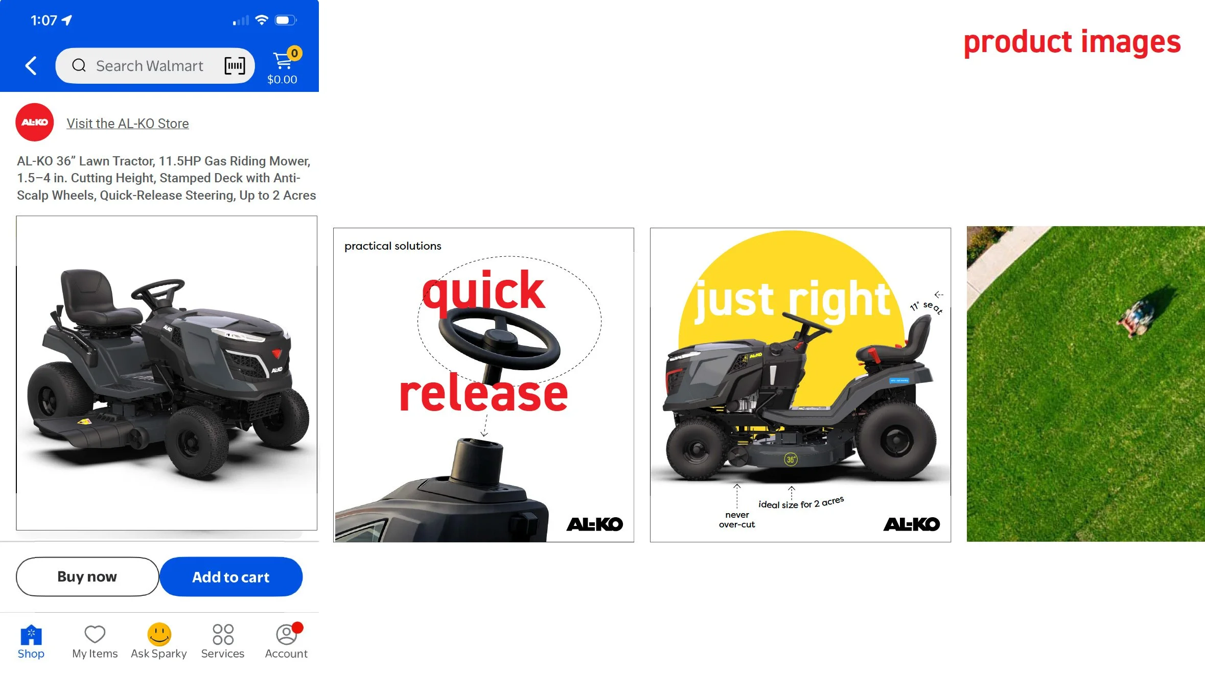 Show that Ecommerce images can be a bit bright. Differentiate through color and form.