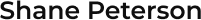 Data Analyst - Shane Peterson