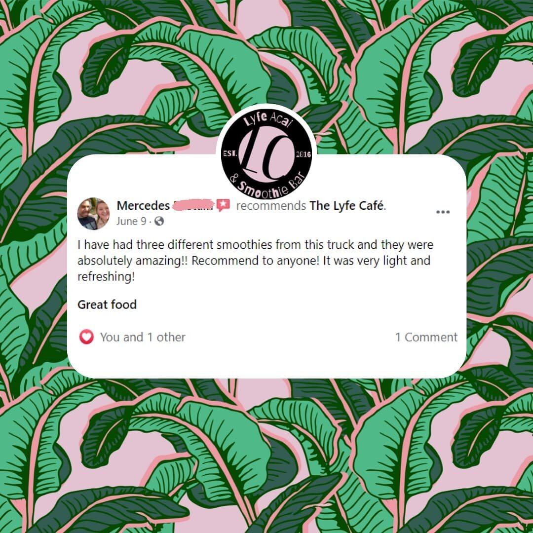 Thank you, Mercedes, for the fabulous review!!
Part of our owner, Penny's due diligence was educating herself on all the ingredients that typically end up in shakes, including a lot of unnecessary sugar, fat &amp; calories. We love that you mentioned
