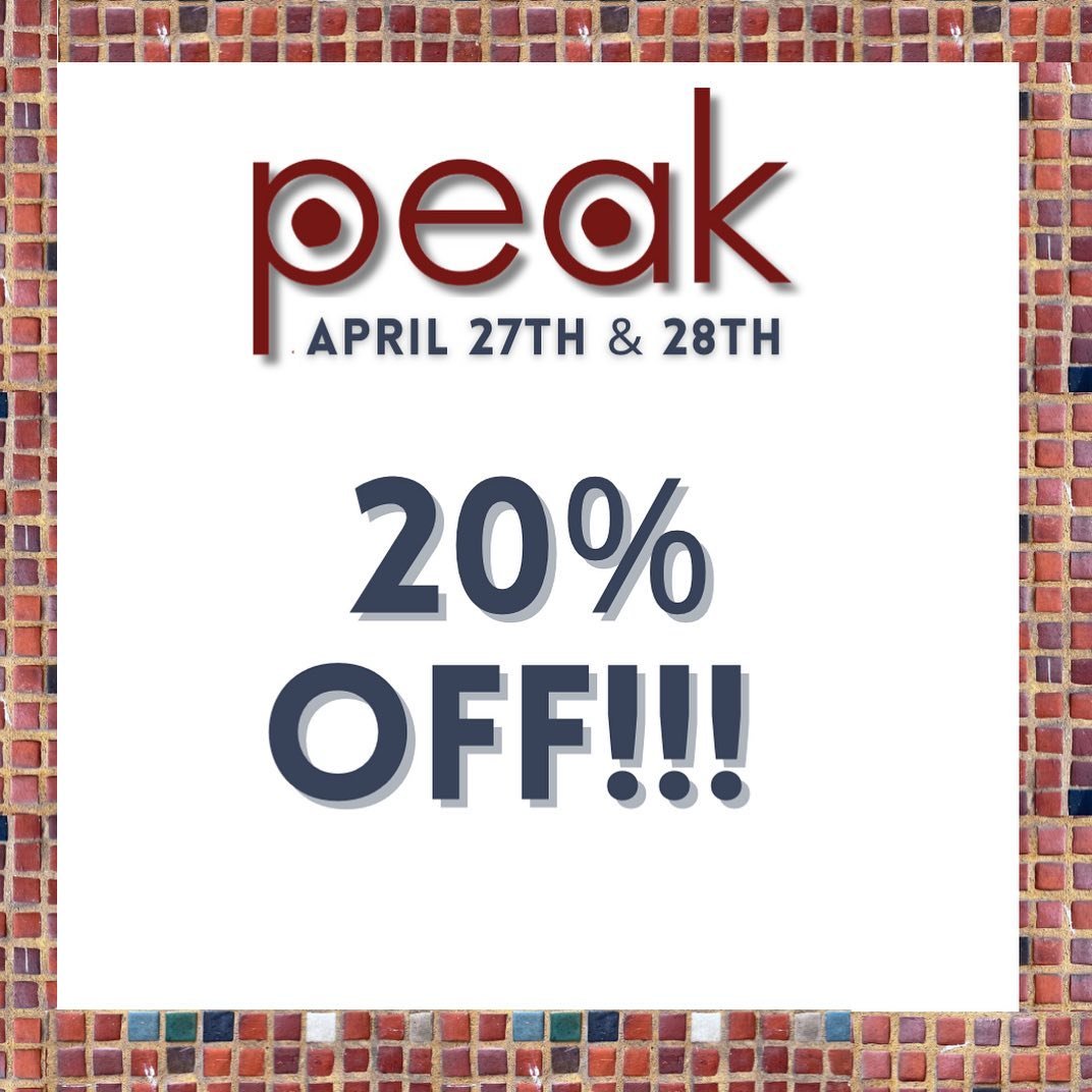 Get an A+ this weekend on your Peak Math! All clothes and shoes and bags 20% off!!!
.
.
.
#sale #secondhand #shopmerchantville #peak #peaking #secondhandclothes #secondhandfashion #selflove #findyourbestself #merchantvillenj #southjersey #merchantvil