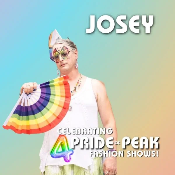 Meet Josey!! Josey will be joining The Pride at Peak Fashion Show for her 4th appearance. I&rsquo;ve been so grateful to know Josey, all the work she does for her community and her thoughtful stories she&rsquo;s told at Moth Balls. Spoiler alert: you