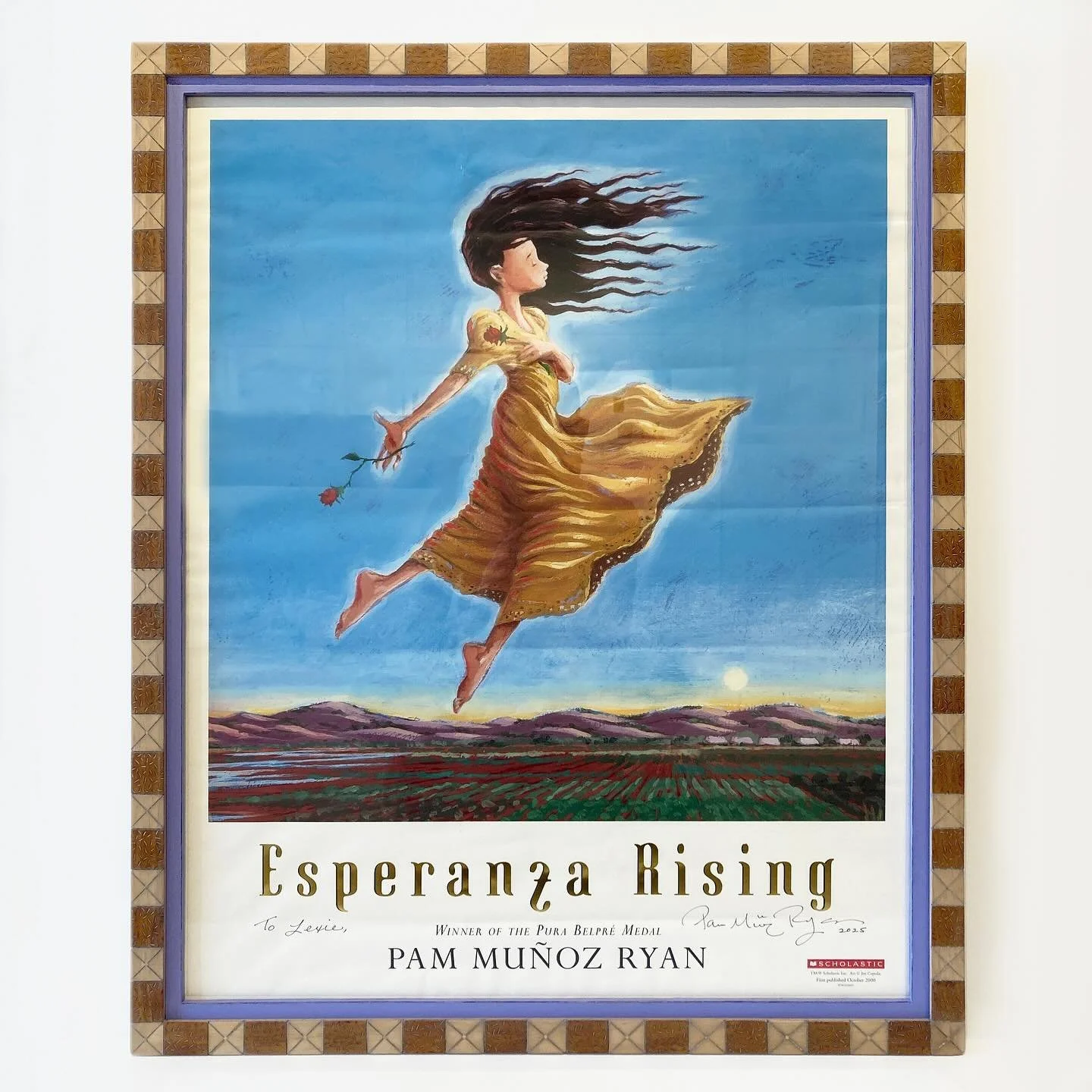 Stacking combo to create a completely unique piece of art for our customer. We used UV filtering acrylic, aluminum sealing tape on frame to create a barrier to prevent acid migration, and an acid free backing. Top frame by @wsgframes purple frame mad