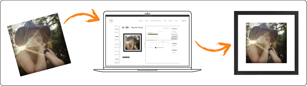 Virtual Custom Framing Tool | Design Your Frame Online – Preservation ...