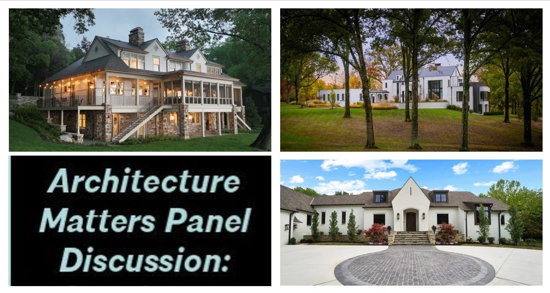 Architecture Matters Panel Discussion: New Custom Homes