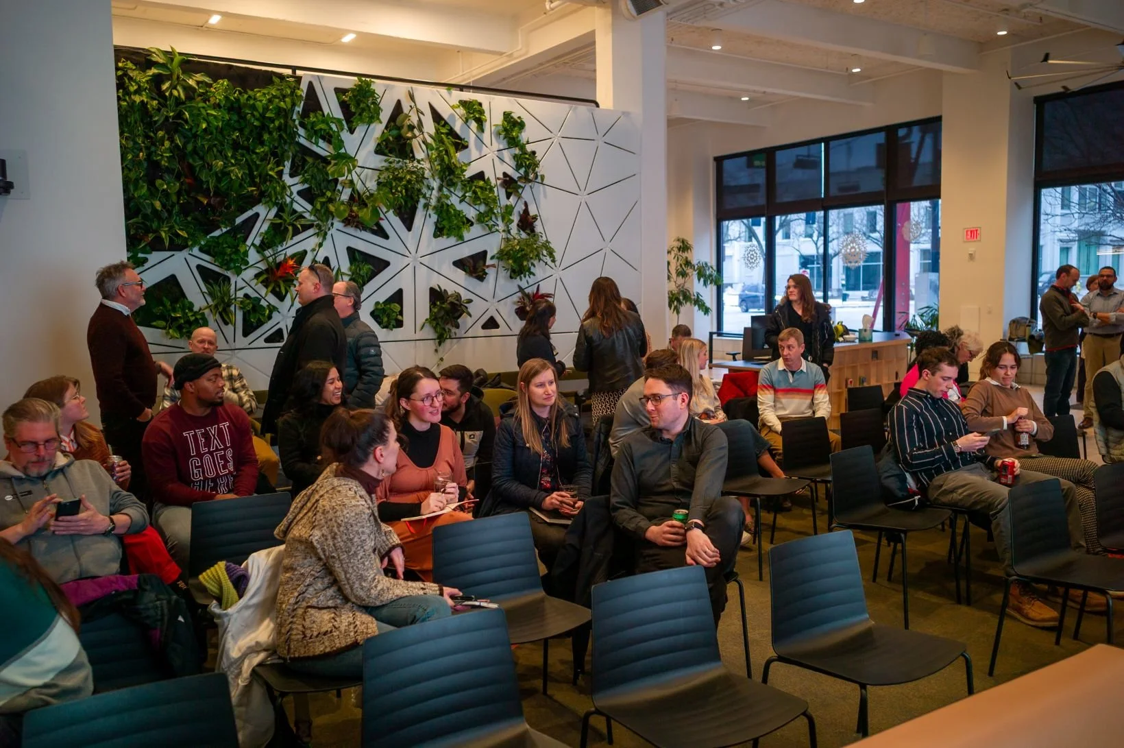 Chapter Gathering with Fellows in Conversation on Design and Chapter Elections
