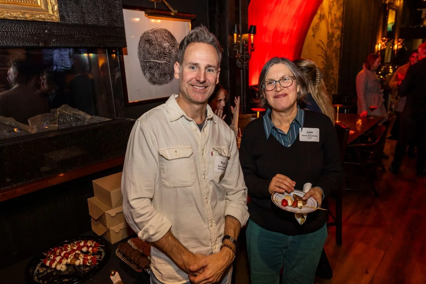 Ryan Duebber and Julie Phalen