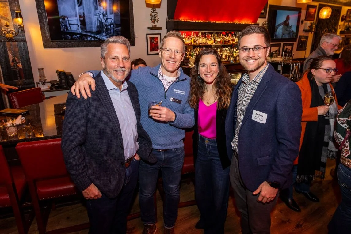 Bill Walz, Rick Meyer, Faye Meyer, and Andrew Walz