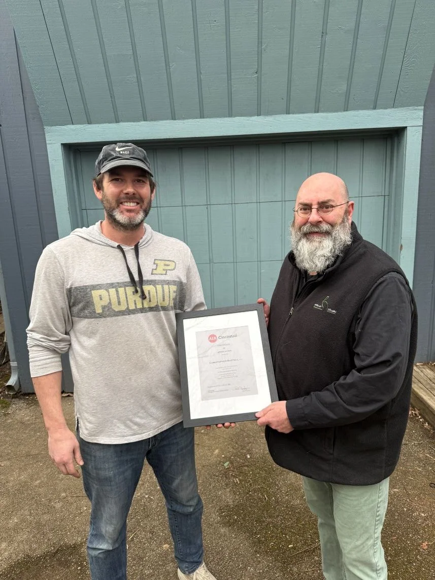 Chris Bartell couldn't attend the Annual Meeting so Paul Shirley delivered his board service recognition later.