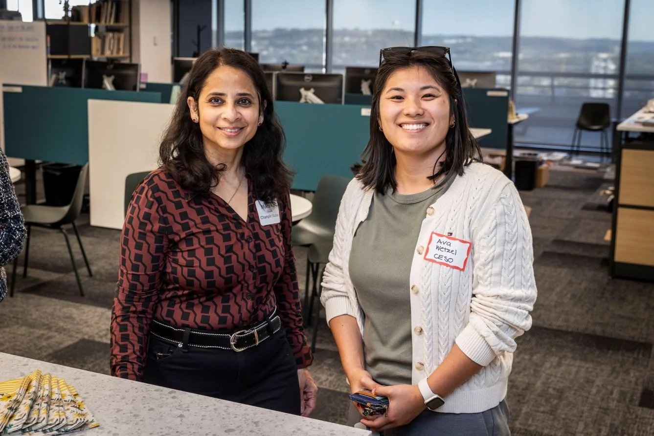 SM Mukta Rai Saxerna and Ava Wetzel.JPG