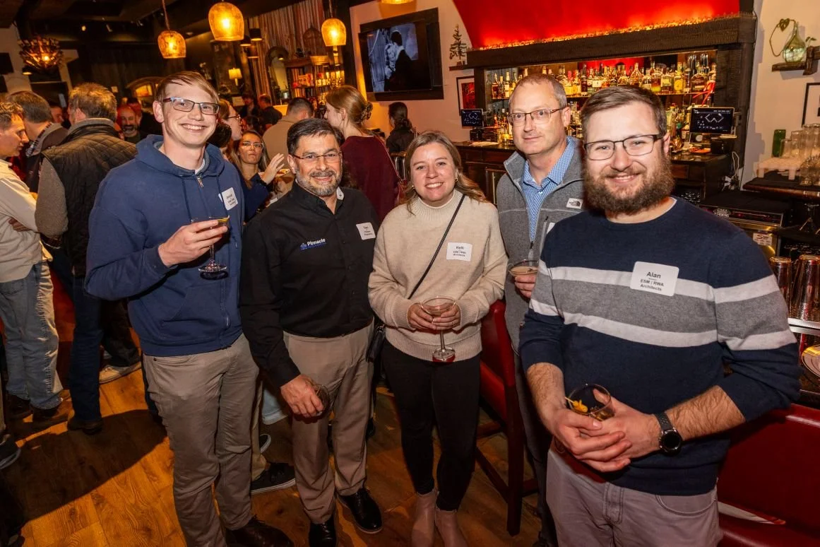 Josiah Ebert, Tom Moore, Kelli Eiselt, Brian Schwieterman, and Alan Bossman