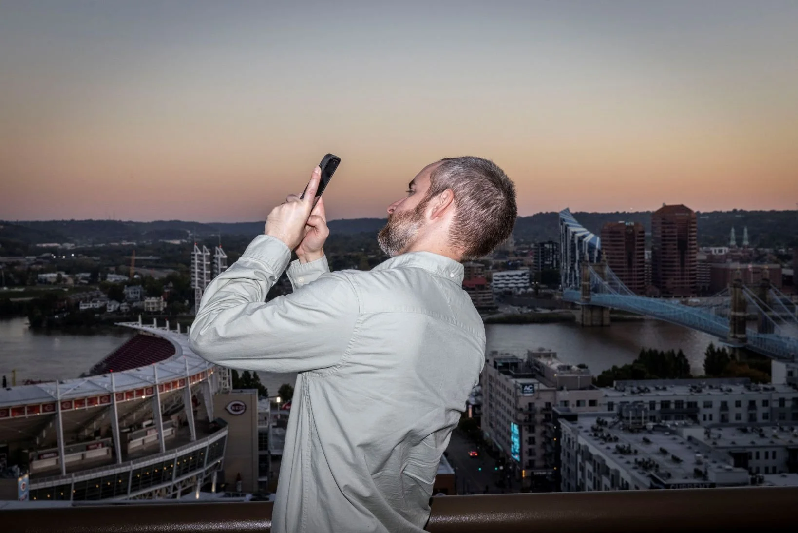 SM John Edwards enjoying the view.JPG