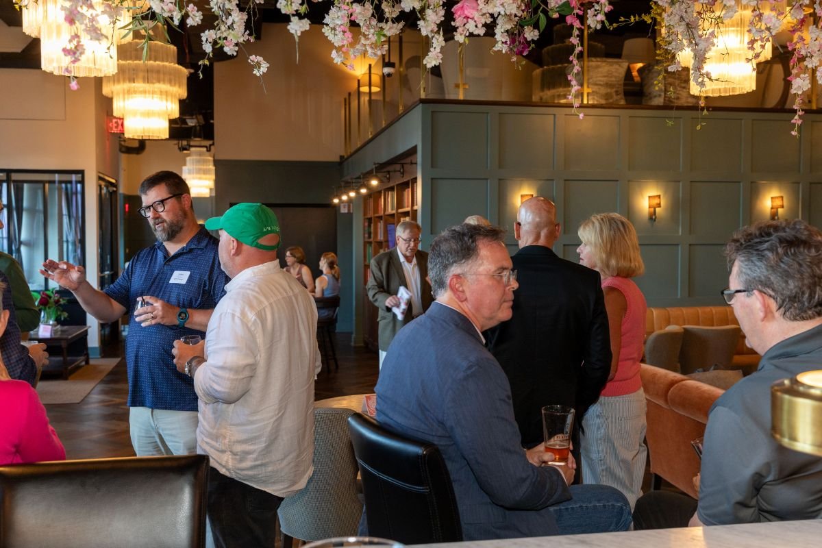 Reconnecting with friends and former colleagues while building new networks.