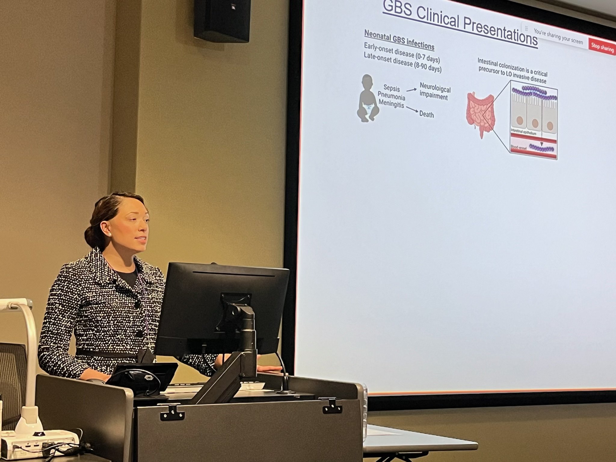 Alexia Pearah presenting at ASM Southeastern Branch 2024 in Tampa, FL. 