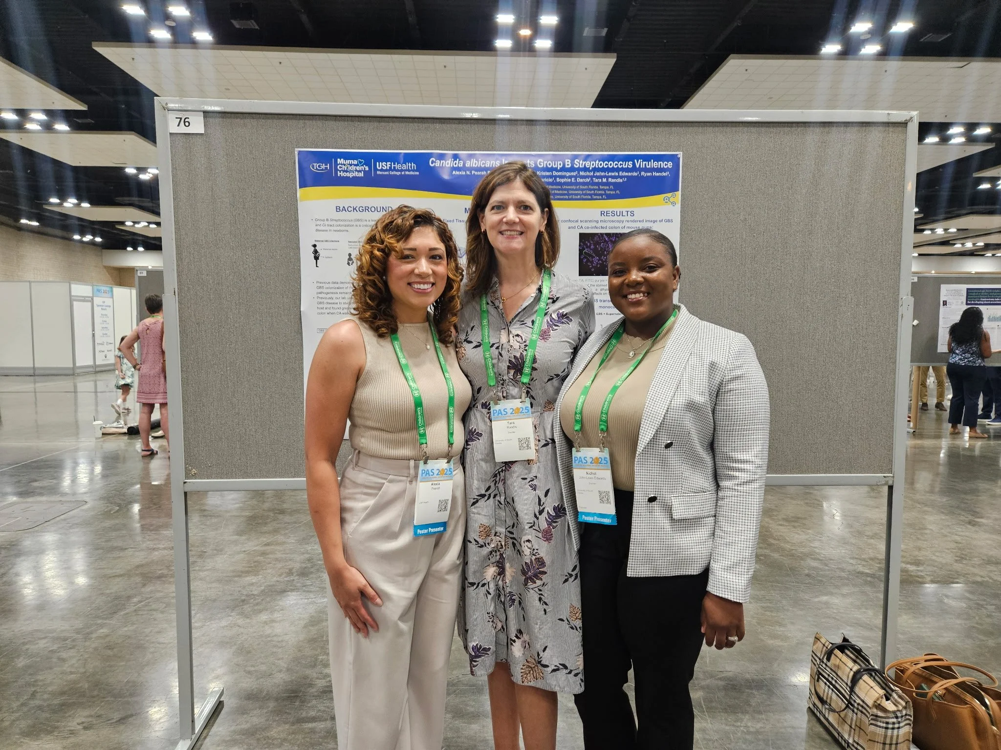 Dr. Randis, Nichol and Alexia at the Pediatric Academic Societies Annual Meeting 2025 in Honolulu, Hawaii