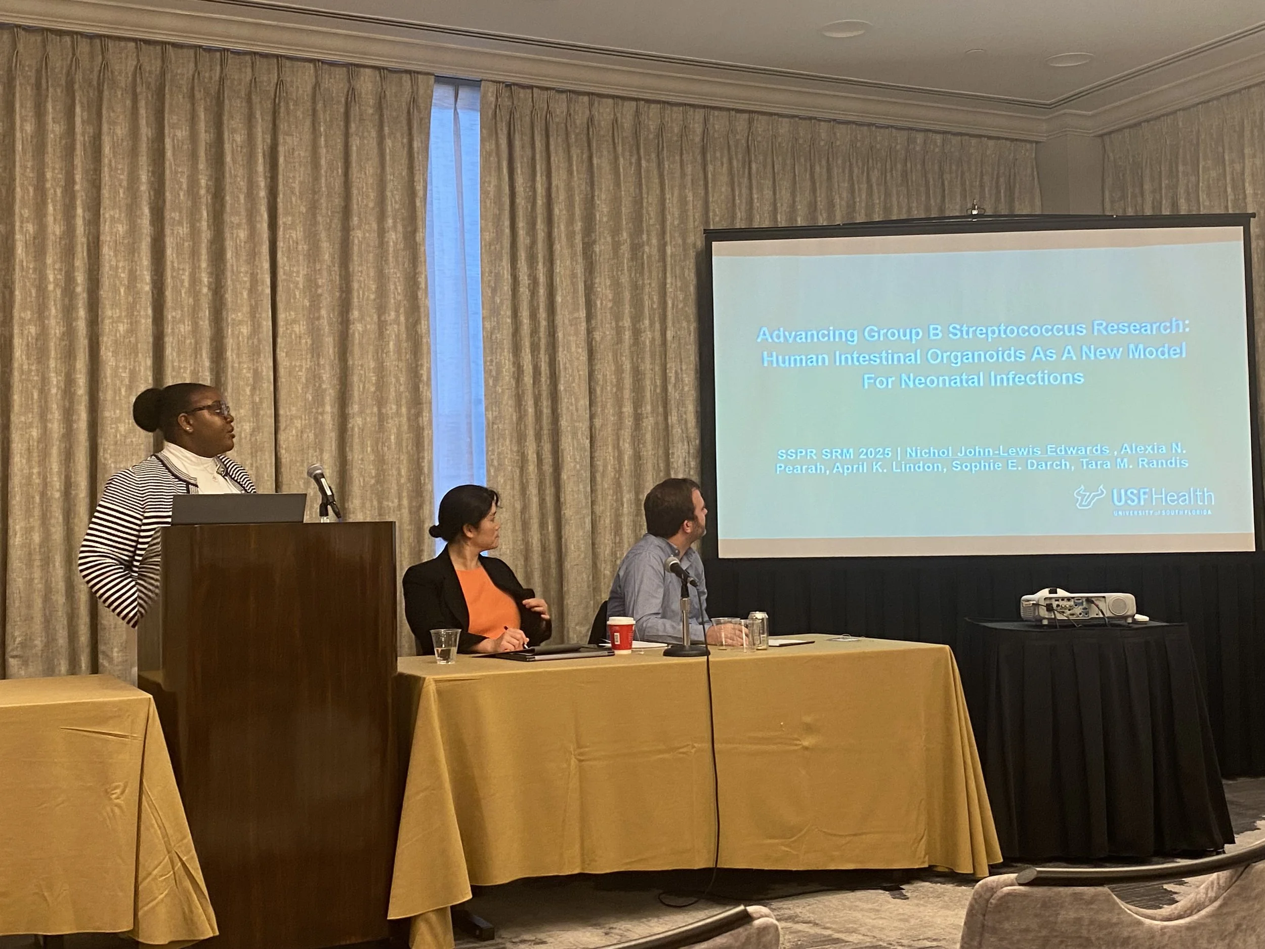 Nichol John-Lewis Edwards presenting at SSPR 2025 