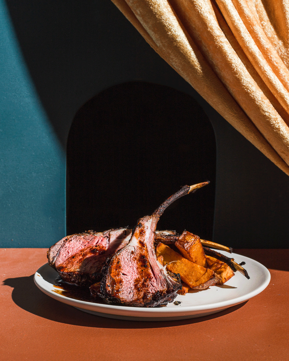 Hand grabbing Rack of lamb gif stop motion- Stacy Feyer-Salo Photography