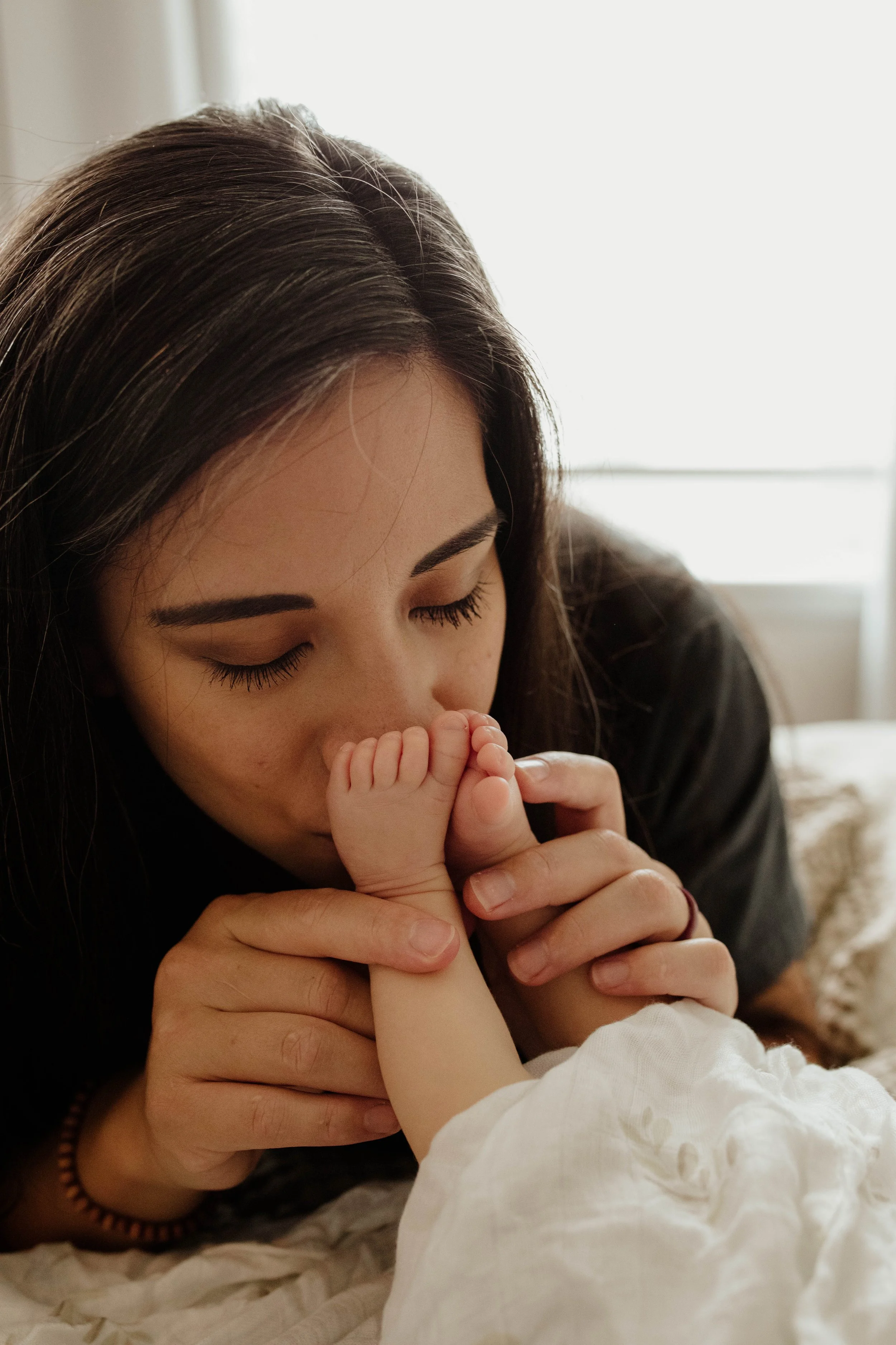 In home newborn photography