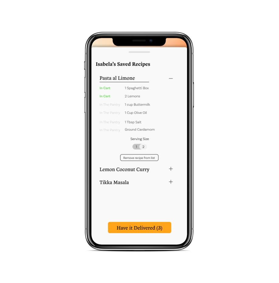 Meli app screen 3