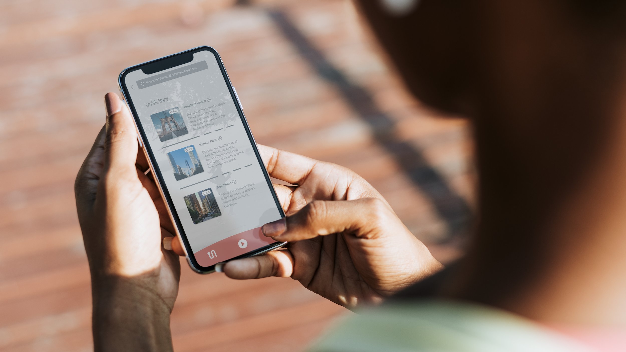 Tarin app in use