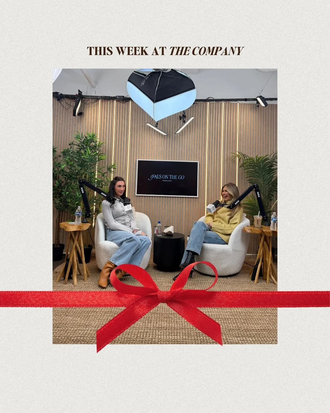 giving you a quick peek inside the &ldquo;company&rdquo;&hellip; ⬇️

1. a win for the dawgs!! 
2. influencers on the red carpet + brooke&rsquo;s personal &ldquo;pentatonix&rdquo; performance 
3. look, we&rsquo;re not doing gift cards as gifts this ye