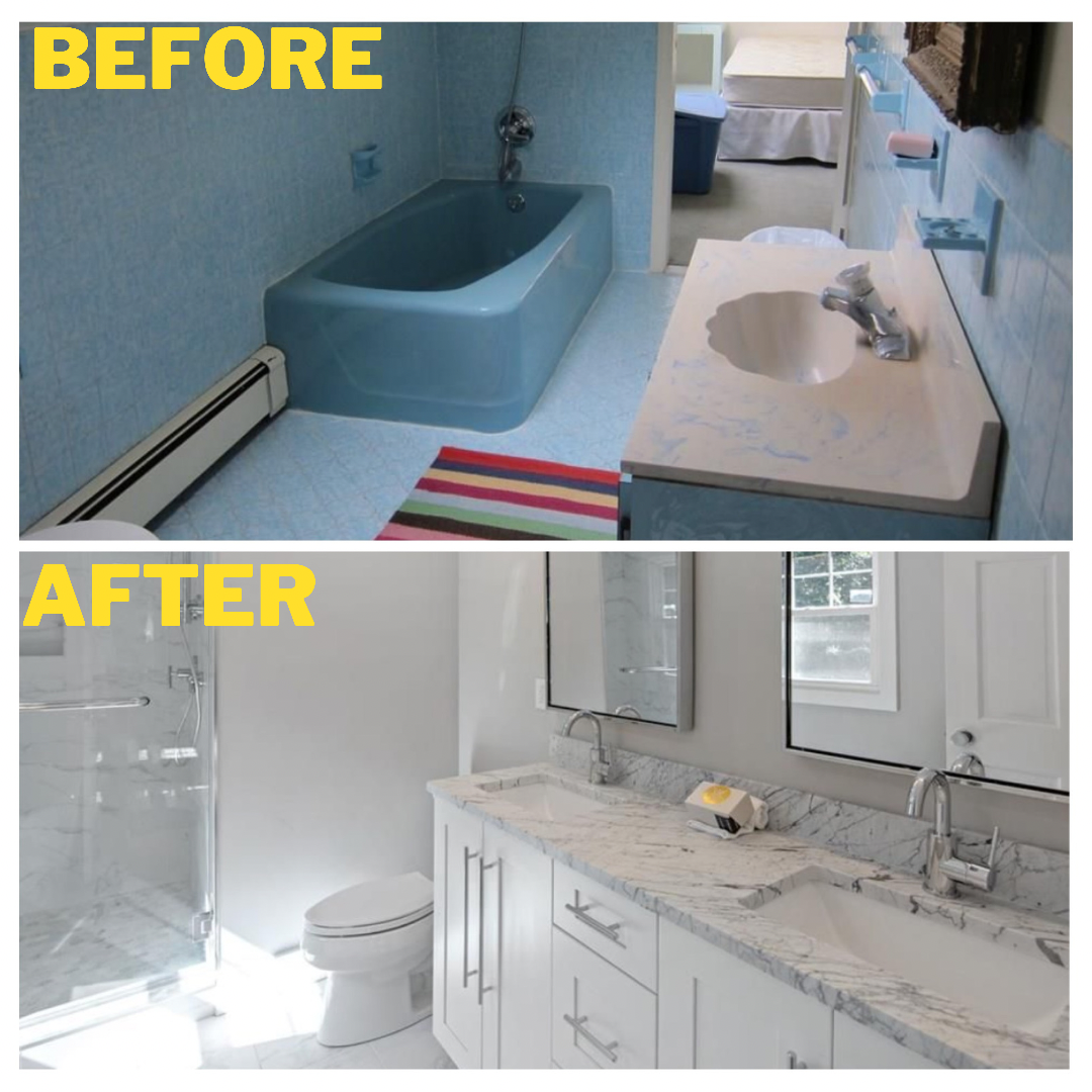 Duck Farm Rd Bathroom Before &amp; After