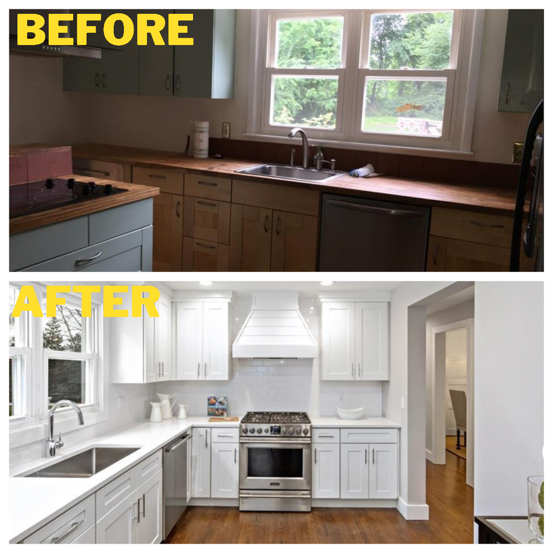 Lounsbury Rd Kitchen Before &amp; After