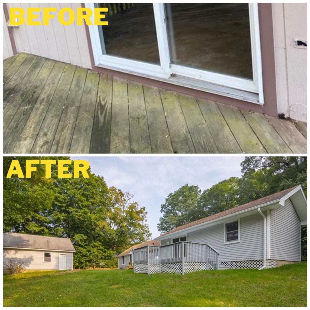 E. Pembroke Rd Exterior Before &amp; After