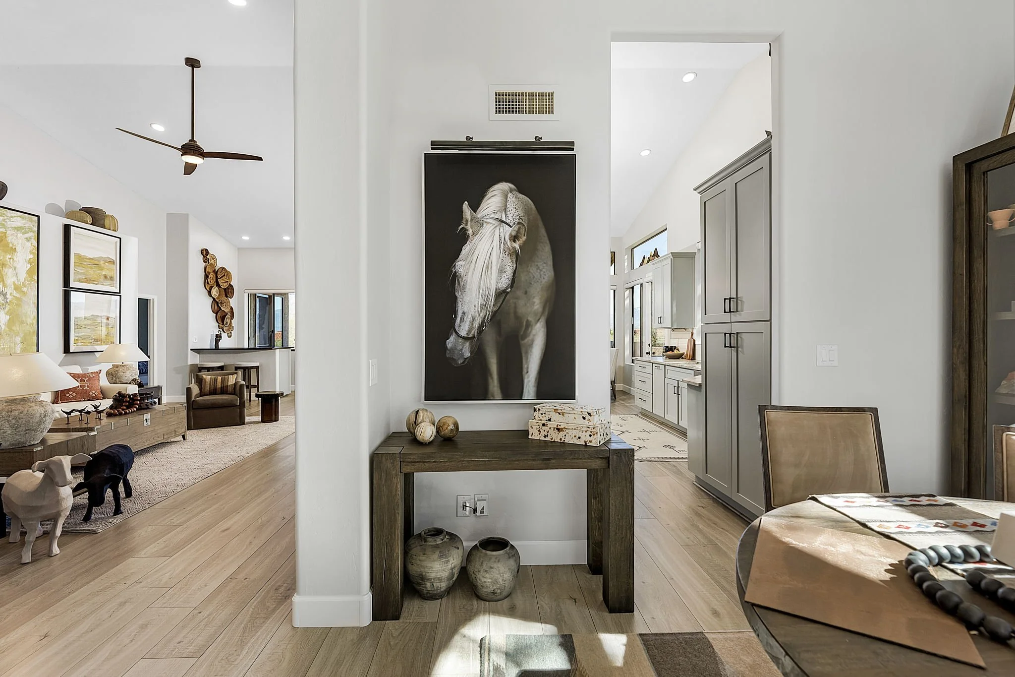 Interior Design Entry Area Artwork Horse Animal.jpg