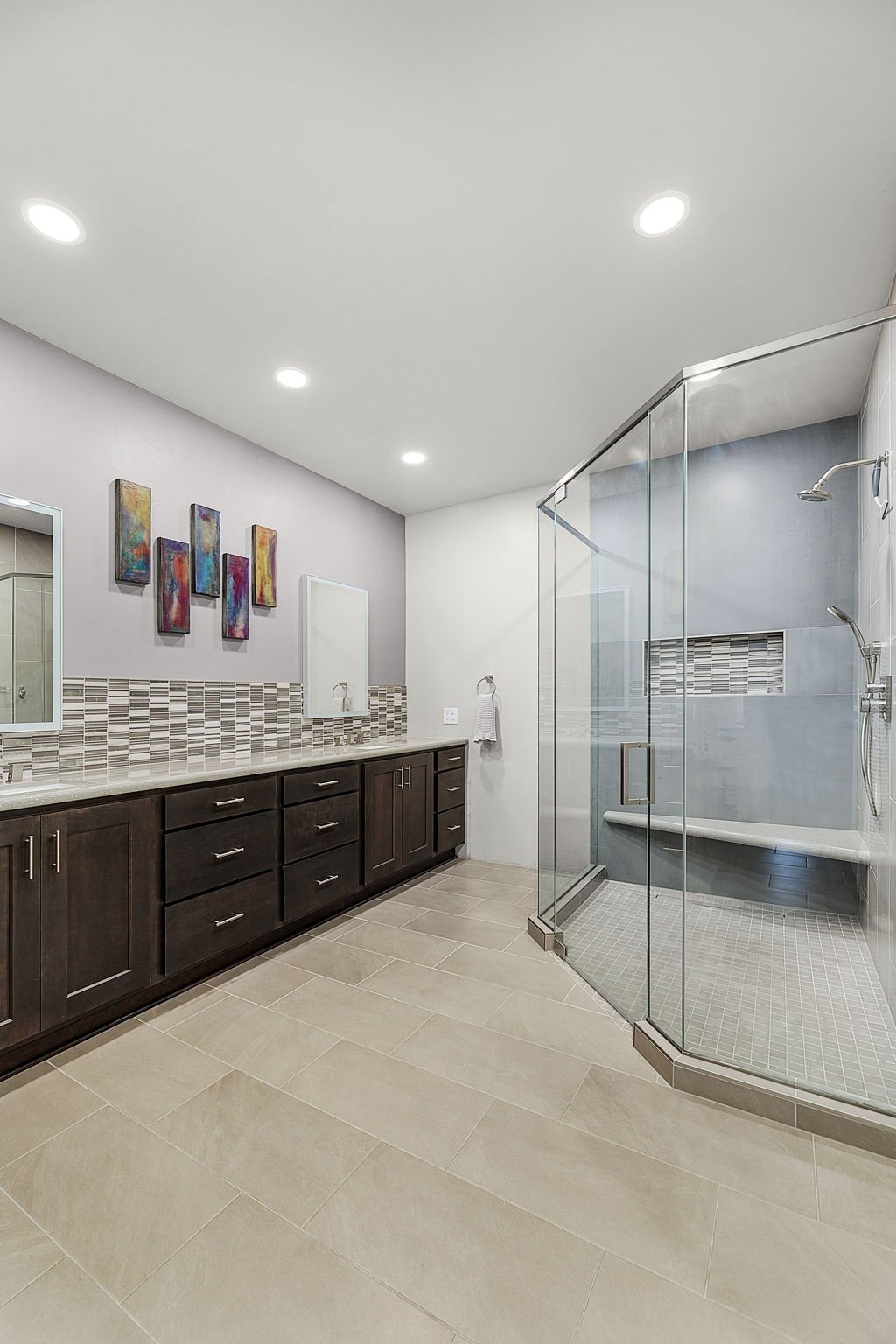 Full Bathroom View - Intrepid Interior Design