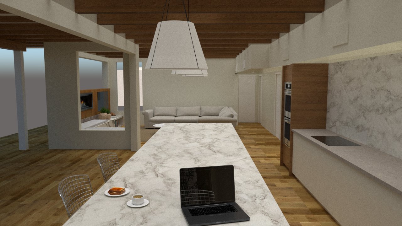 New kitchen sitting area concept