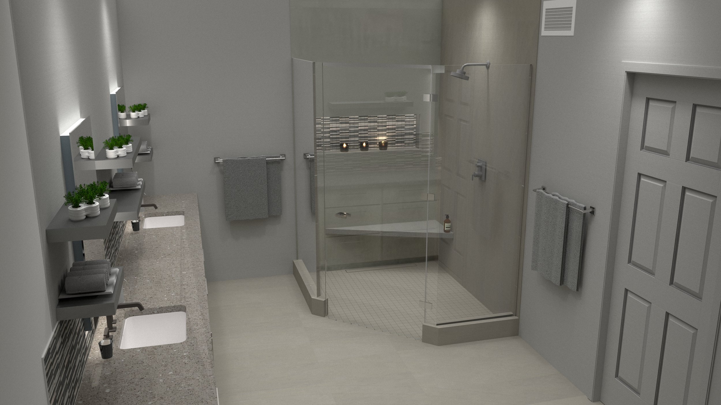 Updated rendering Completed three months after the original 3D renderings