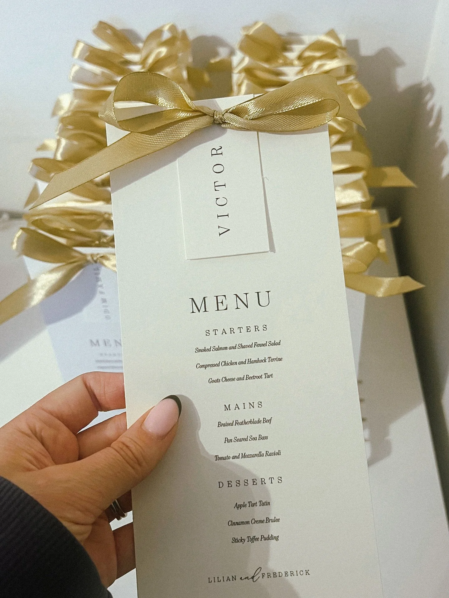 How is my job making pretty menus for people&rsquo;s wedding 💌🪽

If someone told 2024 Soph that she would get to make pretty menus and stationery for someone else&rsquo;s wedding for her job, I think she would have laughed.

After doing all my own 