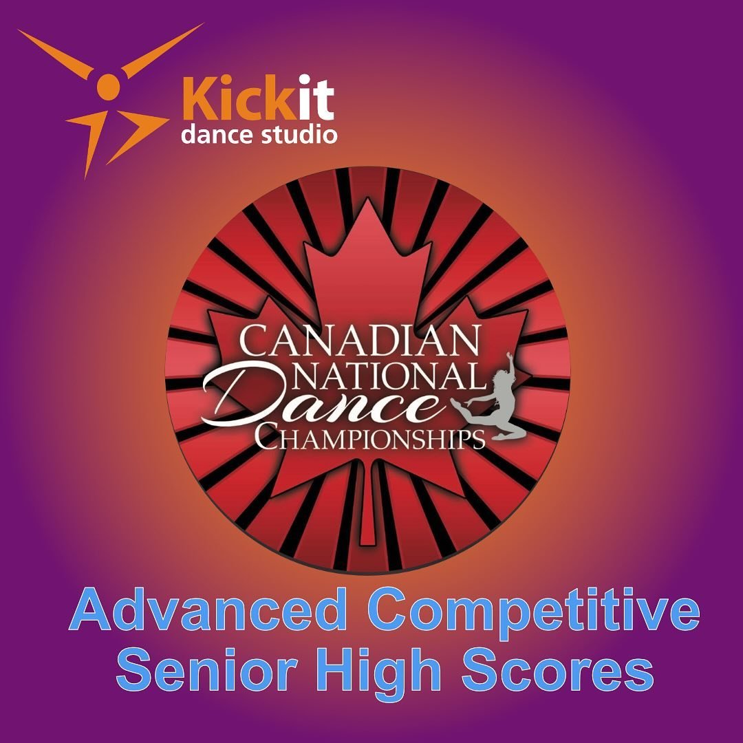 Advanced Senior High Scores ⭐️

Senior Lyrical - Uninvited (Advance 1 &amp; 2 Lyrical)
Senior Contemporary- The Art of Destruction (Advanced 2 Contemporary)
Senior Ballet - Grand Tarantelle (Advanced 1 Invitational Ballet)
Senior Tap - Uptown Funk (A