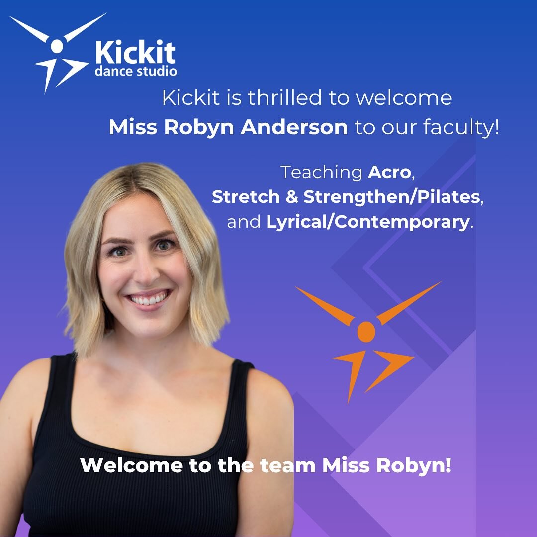 Welcome back, Miss Robyn Anderson! 💫 From original Kickit Dance Studio student to accomplished dance educator and choreographer, Miss Robyn returns to her roots after 15 years on Vancouver Island. We&rsquo;re so excited for her to inspire the next g