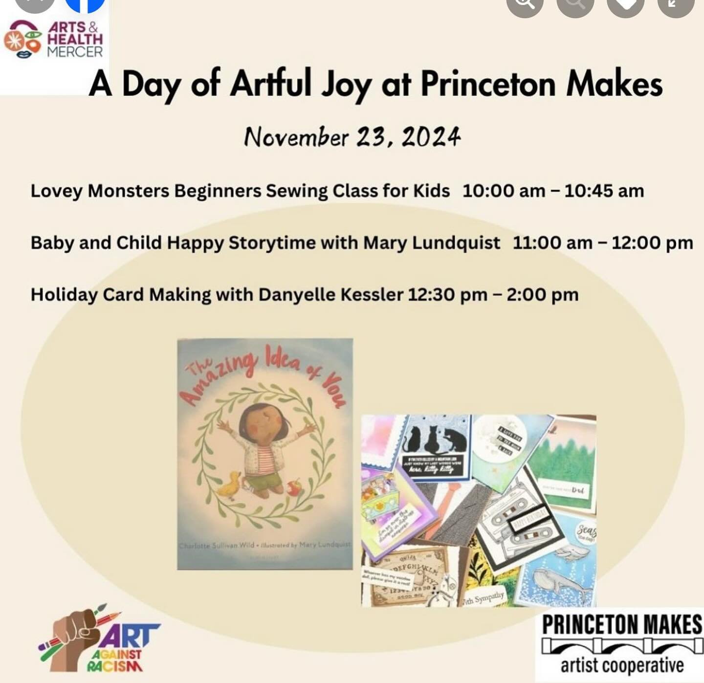 Come to Princeton Makes tomorrow for some crafts! @princetonshoppingcenter #art #crafts #holiday