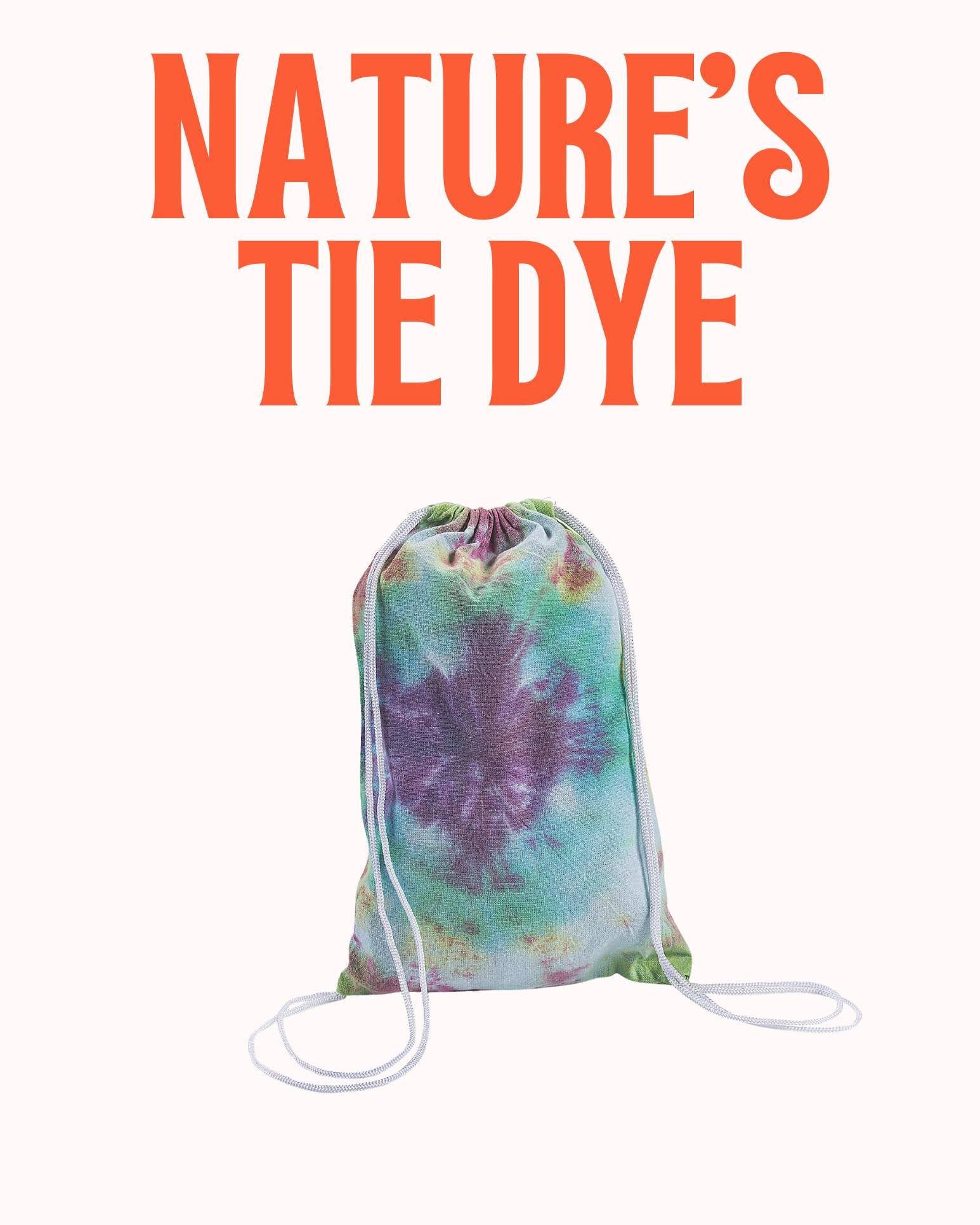 Attention tie dye enthusiasts! We're excited to announce an upcoming craft series just for you!  Create a vibrant masterpiece using the power of nature's hues. From earthy greens to sky blues, let your creativity run wild while you swirl, splash, and