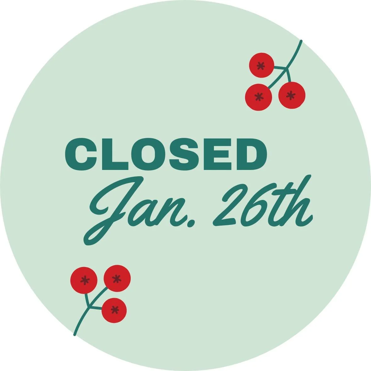 Due to inclement weather, Johnson Nature Center will be closed on Monday, January 26, 2026.