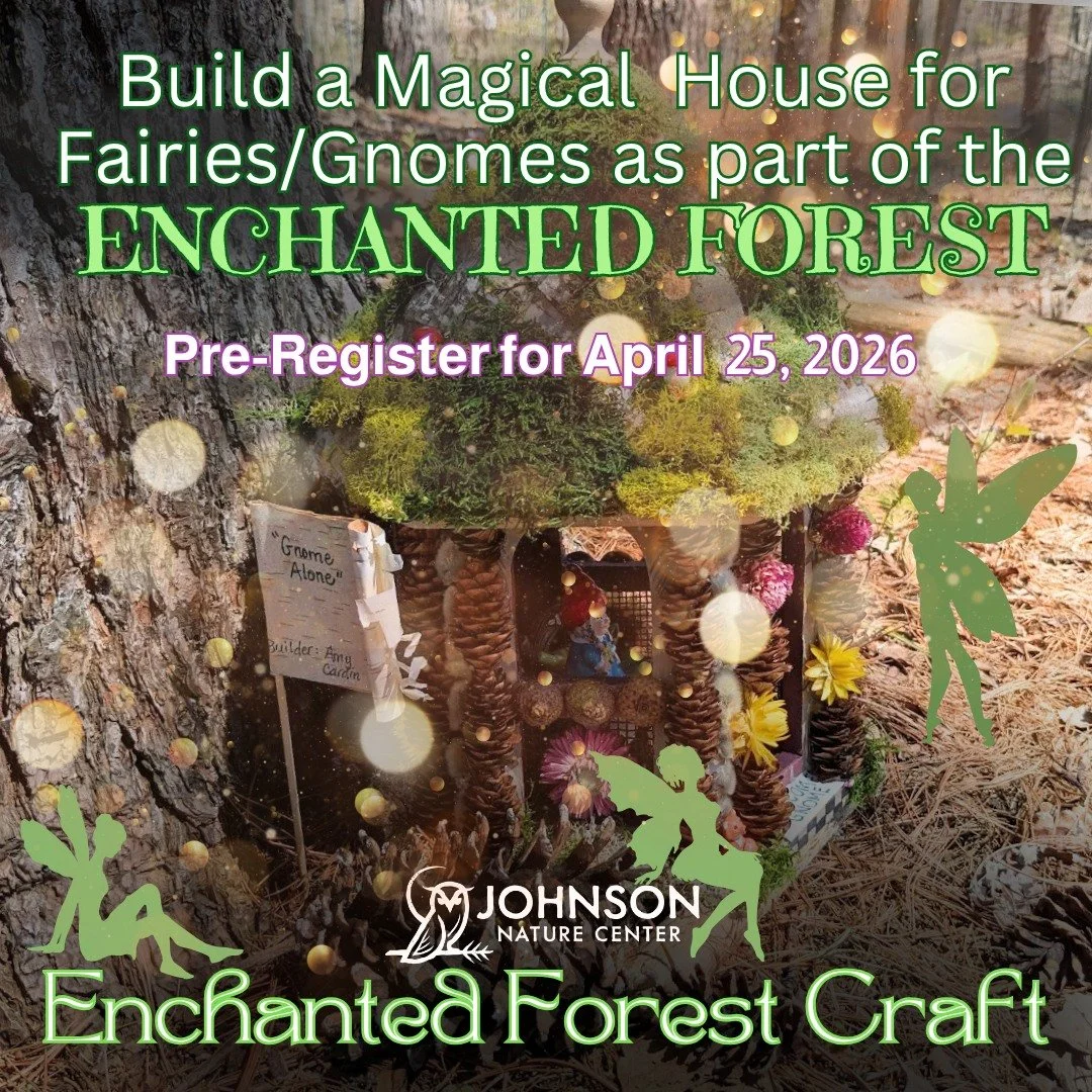 Join us on our final magical home build this weekend.  Be a part of the Enchanted Forest by building home which will be tucked away into stumps, nestled among roots, and peeking out from mossy corners.  Each home hints at the secret lives of fairies 