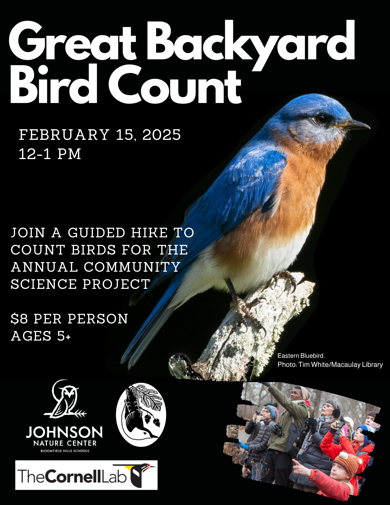 Great Backyard Bird Count Guided Hike — JohnsonNatureCenter