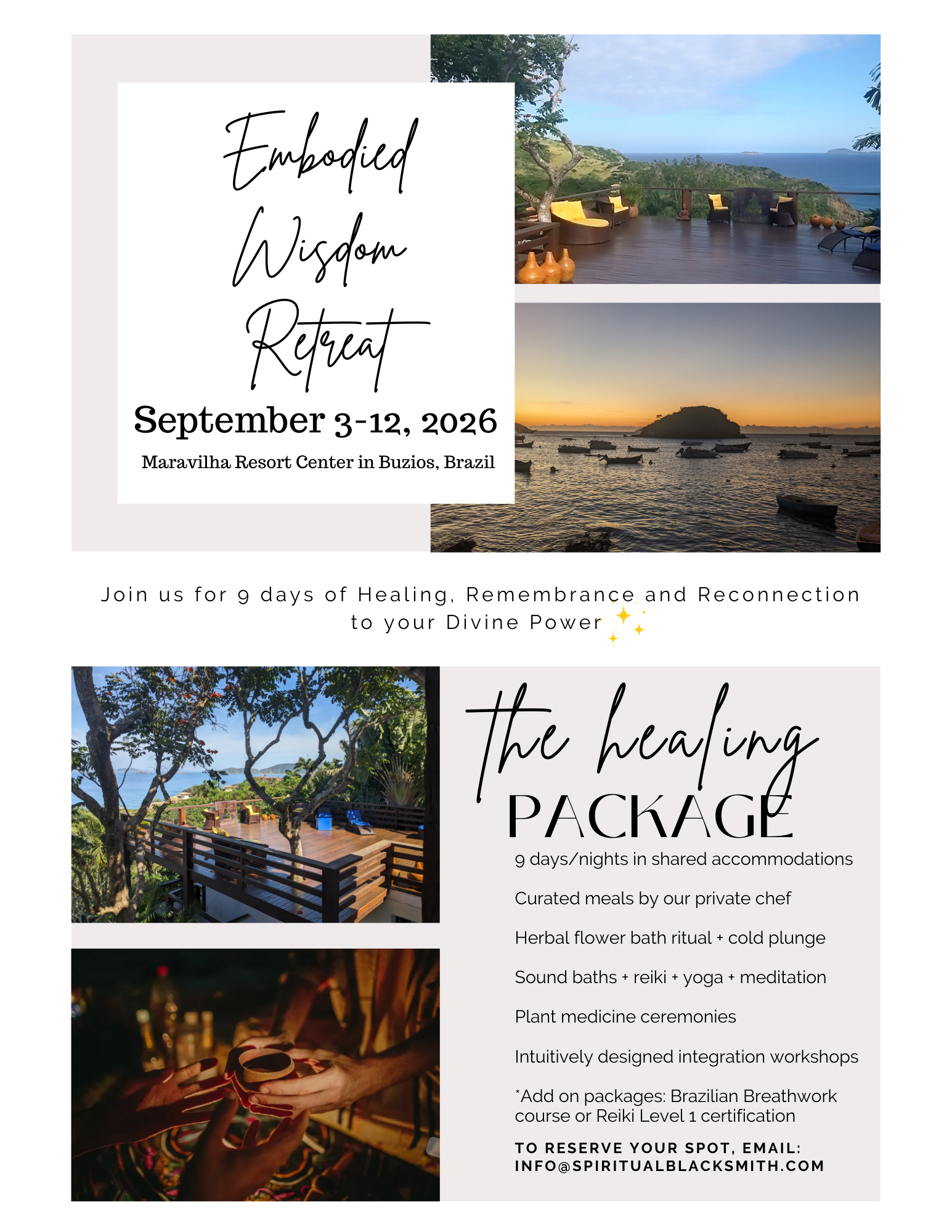 Embodied Wisdom Retreat - Buzios, Brazil