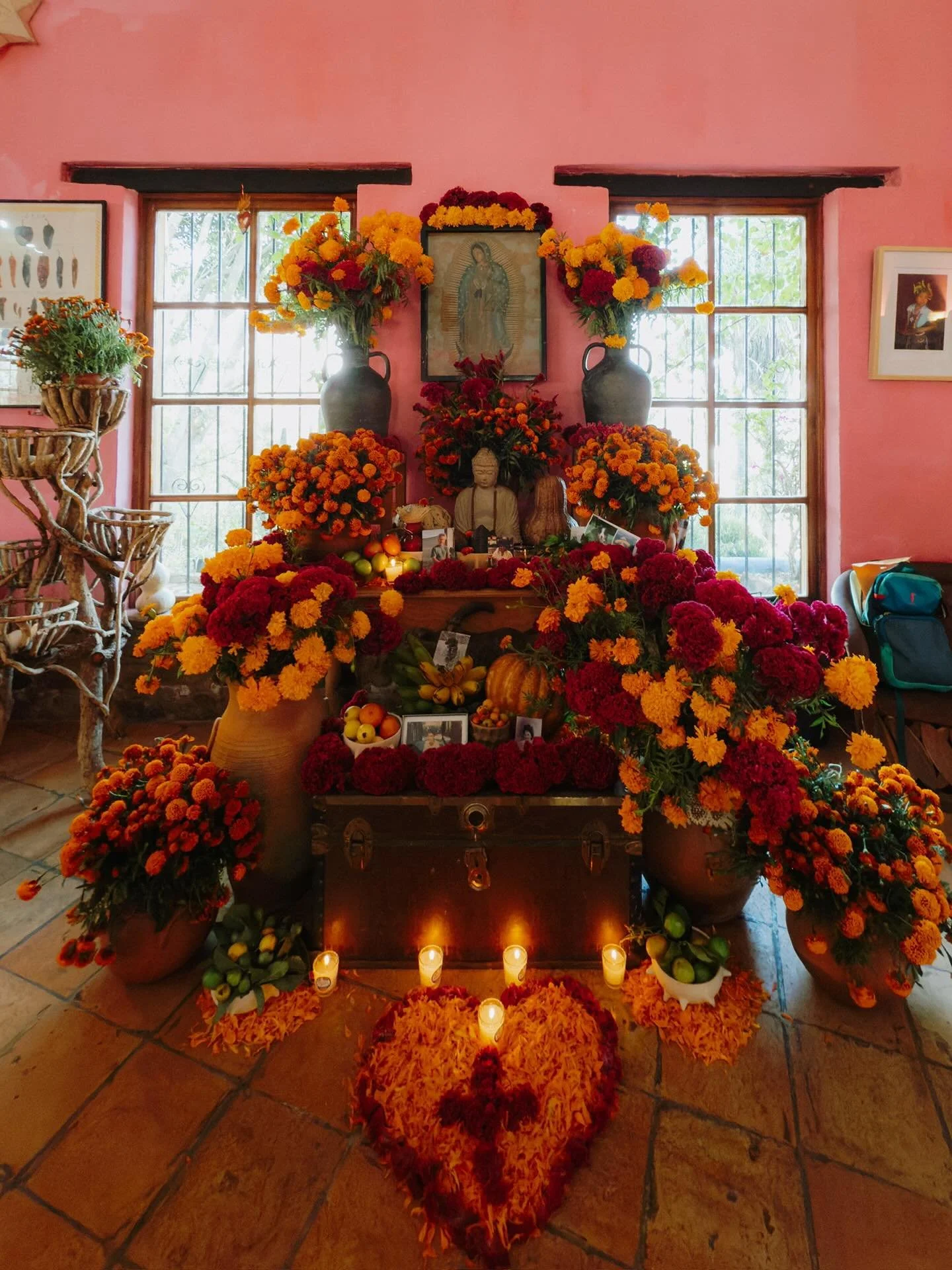 Every year we make an altar to remember our loved ones

On November 2nd, known as D&iacute;a de los Difuntos and the heart of the Muertos celebration, is a day dedicated to honoring those who departed this world. Rooted in pre-Hispanic beliefs where 