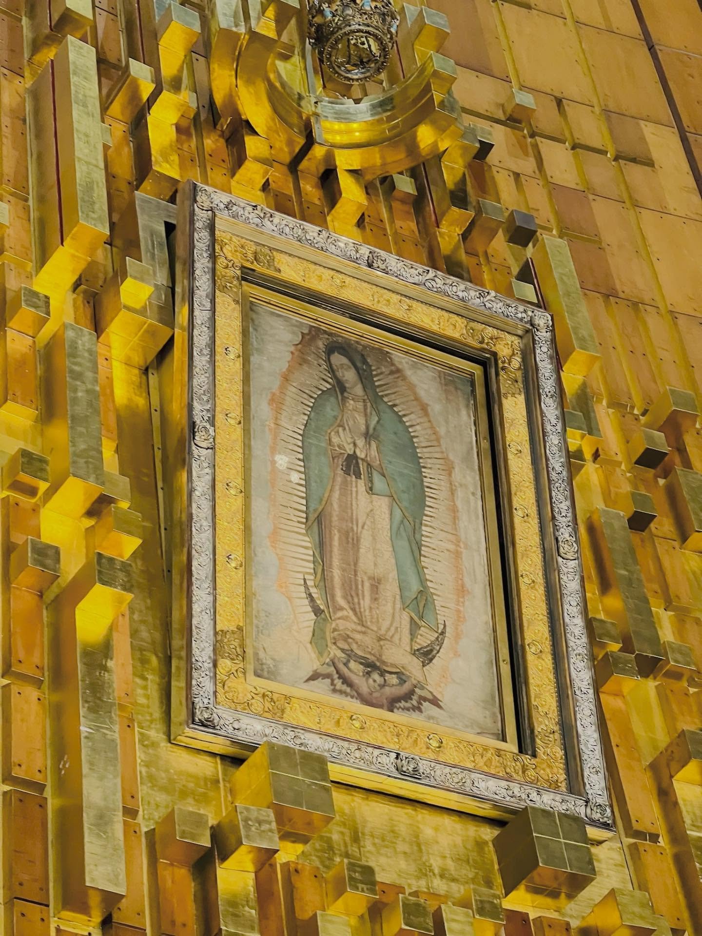 Today, December 12th, we celebrate D&iacute;a de la Virgen de Guadalupe.

To be a Guadalupano, is to praise the miraculous image that which appeared on the cloak of Juan Diego. The story goes it came with a shower of impossible December roses. 

On t